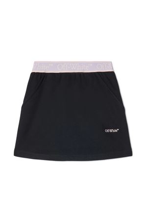 black cotton skirt OFF WHITE KIDS | OGCK001S24FLE0011036